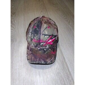 RedHead Camo Hat - Pink Embroidered Accent Trim